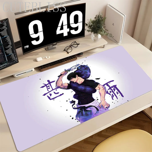 Jujutsu Kaisen Gojo Mousepad Giappone Hot Anime Mouse Pad PC Cool Gaming Tastiera Tappeto XXL Laptop Tappetino da scrivania esteso Nuovo Gamer Tappeto