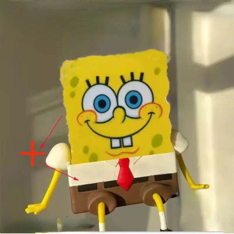 Spugna Per Piatti Con Spazzola Integrata SpongeBob Panno Cucina Abrasiva Per Pulizia Efficace
