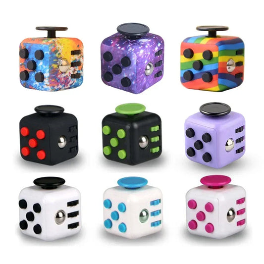 Dadi Di Decompressione Fidget Monocolore Per Sollievo Dallo Stress Rilascio Ansia Adulti E Bambini