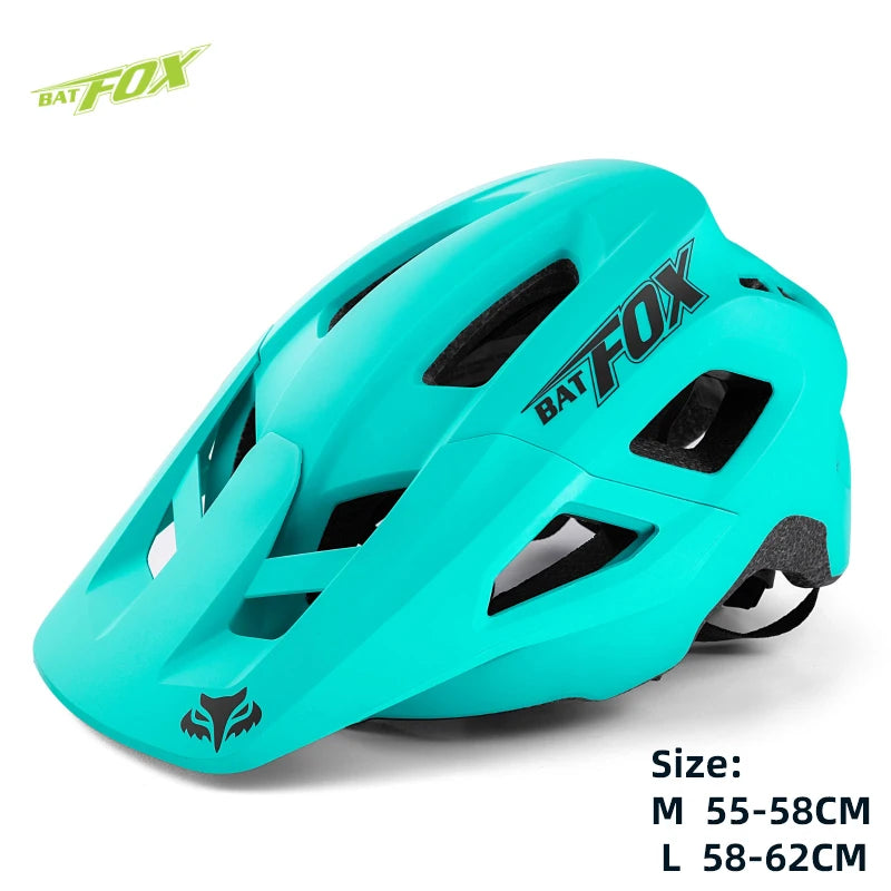 Casco Da Bicicletta Batfox Speedframe MTB Leggero Con Certificazione CE Aerodinamico E Protezione Affidabile