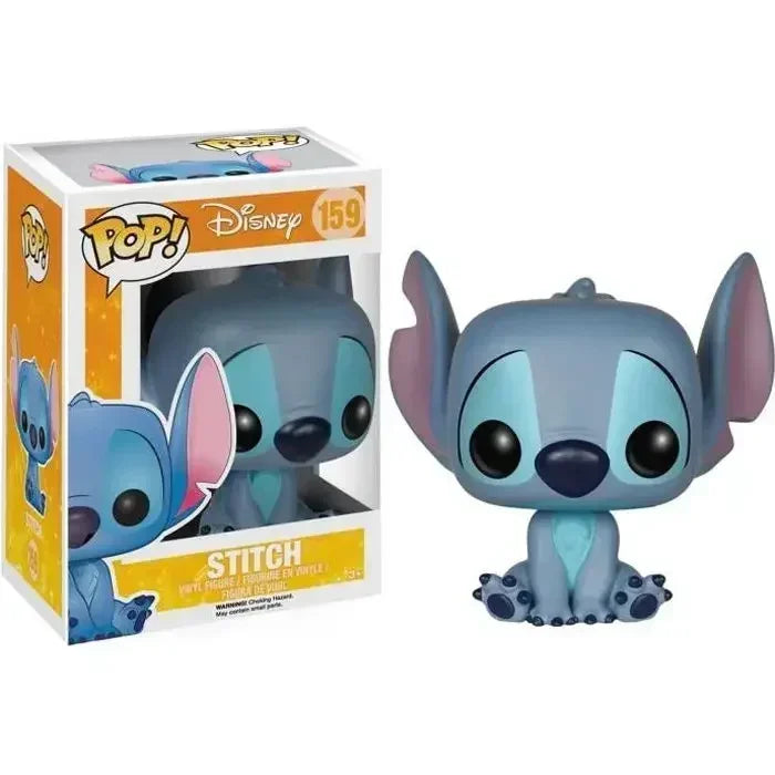 Disney Stitch Funko Pop Summer Stitch # 636 Punto scheletro 1234 # Punto Elvis # 127 Punto # 159 Figure in vinile Regalo di giocattoli carvinali