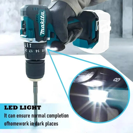 Makita originale DDF487 trapano avvitatore a batteria cacciavite a percussione elettrico senza spazzole utensile elettrico ricaricabile 18V