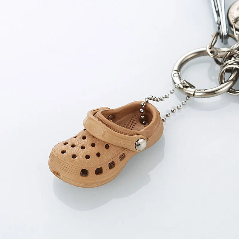 Portachiavi A Forma Di Scarpe 3D In PVC Per Zoccoli E Sandali Decorazione Per Borsa Spiaggia Unisex