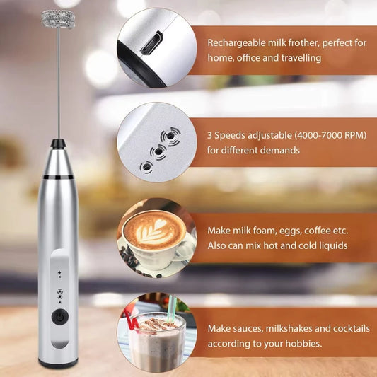 Frullatore Elettrico Multifunzionale Da Cucina Con Accessori Frusta E Tritatutto 3 Velocità Funzione Turbo