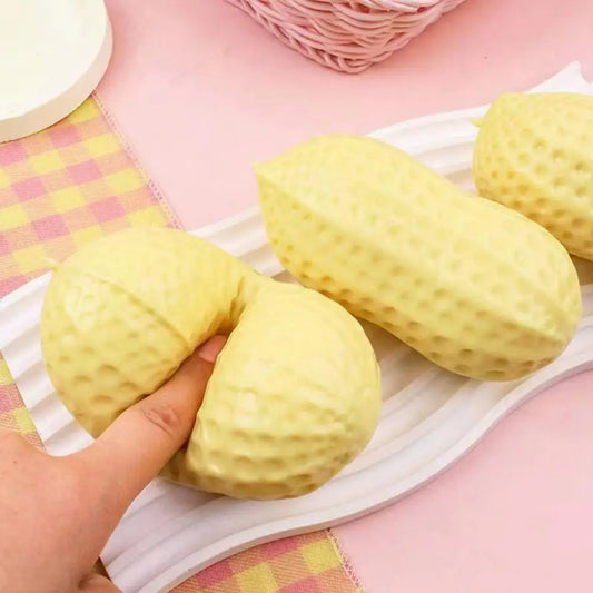 1 pz Pallina Antistress a Forma di Arachide, Giocattolo Morbido e Croccante, Giocattolo Sensoriale ASMR Anti-Stress