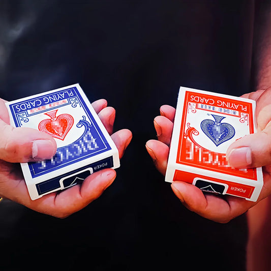 Mazzi Di Fuga Rosso Blu Per Magia Da Vicino Set Carte Per Mentalismo Illusioni Professionale