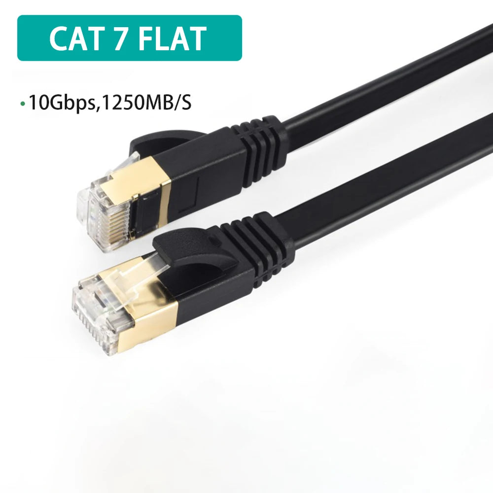 Cavo Ethernet Cat7 Schermato RJ45 10 Gbps Per Router E PC Alta Velocità Di Rete Affidabile