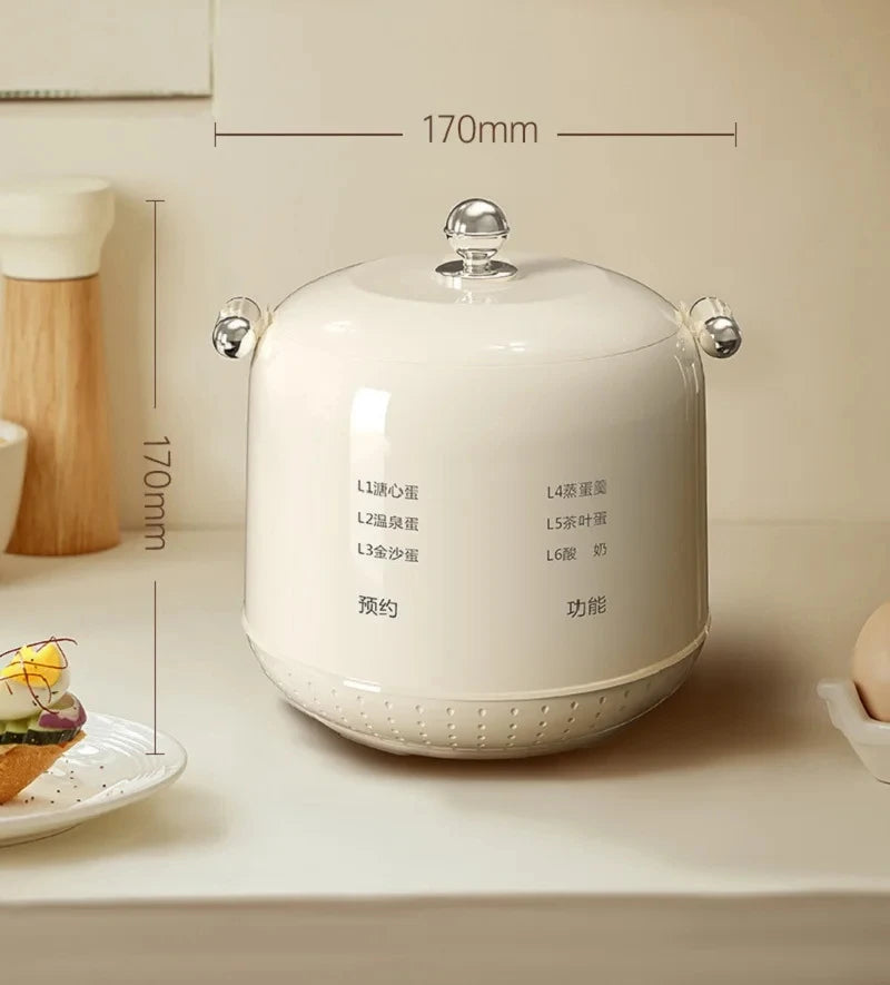 Cuociuova Elettrico Intelligente Multifunzionale 300W Capacità 4 6 Uova Per Colazione Compatto 220V