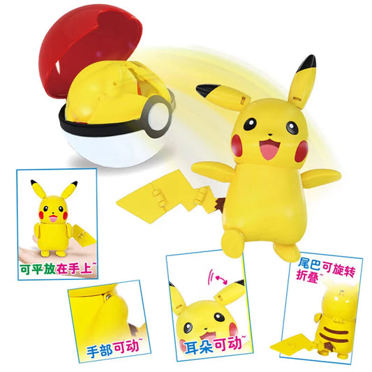 Pokemon Pokeball Figura Palla Pikachu Charizard Mewtwo Mew Eevee Gengar Lapras Blastoise Venusaur Gyarados Giocattolo Educativo Per Bambini