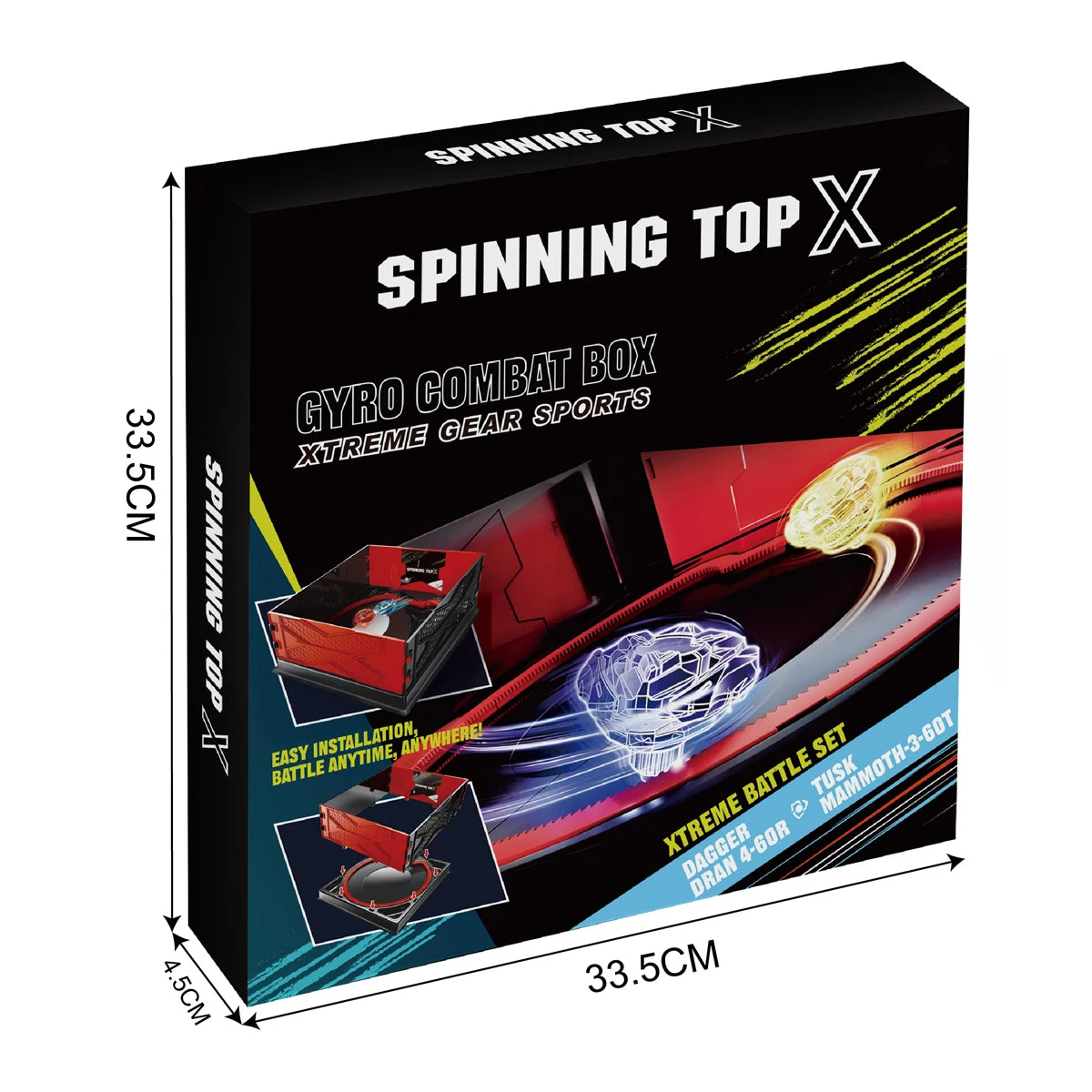 Arena Da Battaglia Bey Stadium Booster Beyblade In Metallo Per Giochi Di Lotta Regalo Natalizio