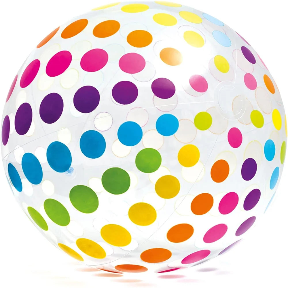 Pallone Da Spiaggia Gonfiabile 40 Cm Colorato Per Giochi In Piscina E Feste Estive