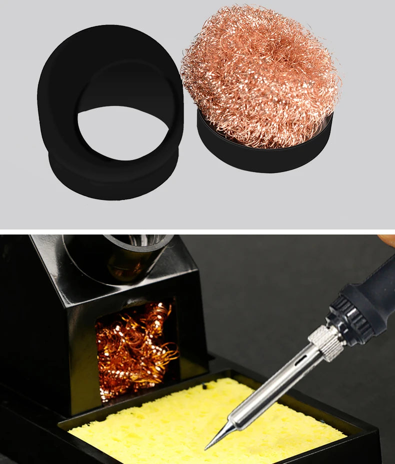 Punte Per Saldatore Kit Spazzola Detergente Per Filo E Supporti Per Riparazioni Saldatura BeBosLook