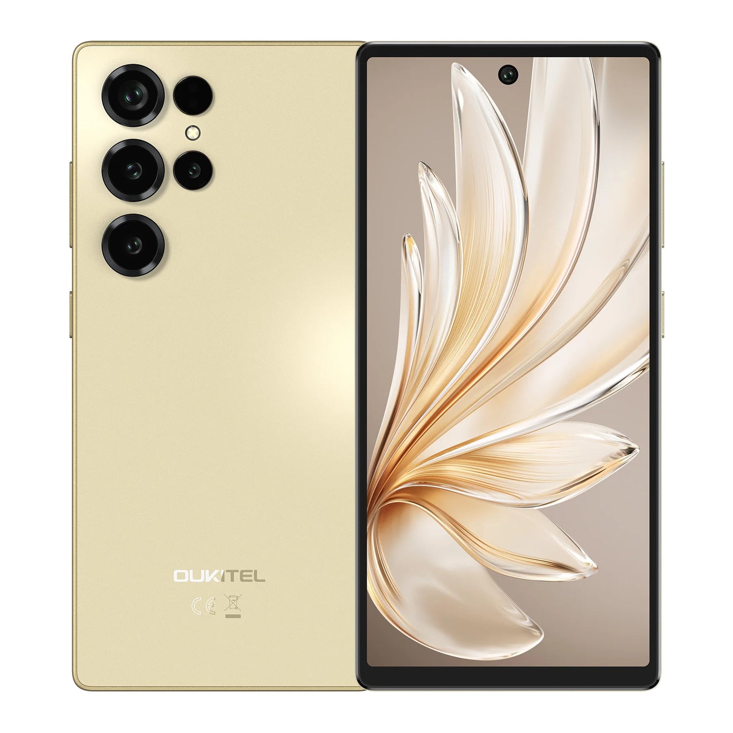 Smartphone OUKITEL C66 Android 16, Telefono 6.73” HD+ 24GB(8+16)+256GB, 5150mAh Dual 4G NFC, 120Hz, Fotocamera Principale 64MP