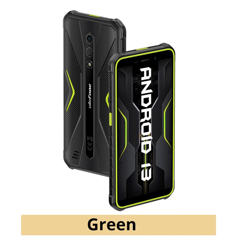 Ulefone Armor X12 Pro,Android 13, fino a 8GB + 64GB ,4860mAh,13MP 5.45 "4G NFC, versione globale, doppio 4G VoLTE,3 Slot per schede