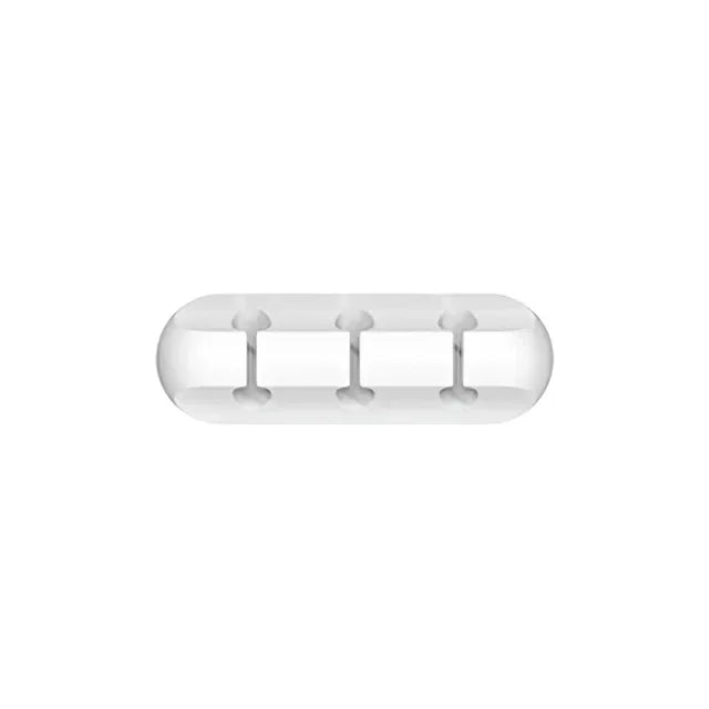 VIKEFON Cavo Cavo Organizzatore di cavi Avvolgicavo USB in silicone Clip di gestione Autoadesive per Mouse Tastiera Auricolare per iPhone