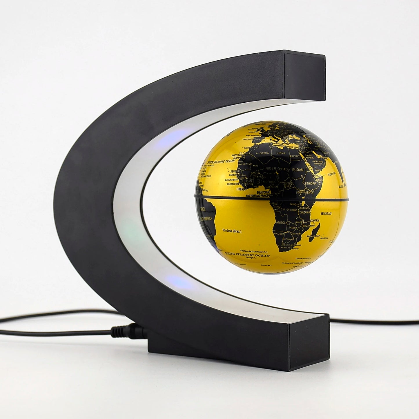 Globo a Levitazione Magnetica con Mappa del Mondo Led Sfera Decorativa per Casa Regalo di Compleanno