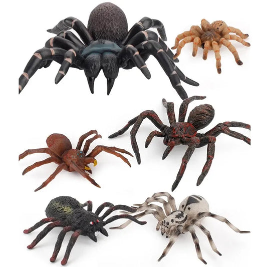 Ragno Finto 10 Cm Modello Realistico Per Scherzi Halloween Giocattolo Divertente Bambini