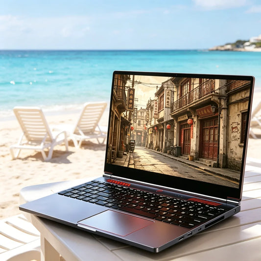 Laptop Da Gaming Ultra Sottile 16,1 Pollici RTX 4050 6G Intel Core I9/I5 Win11 Pro Dual DDR5 e Dual M.2