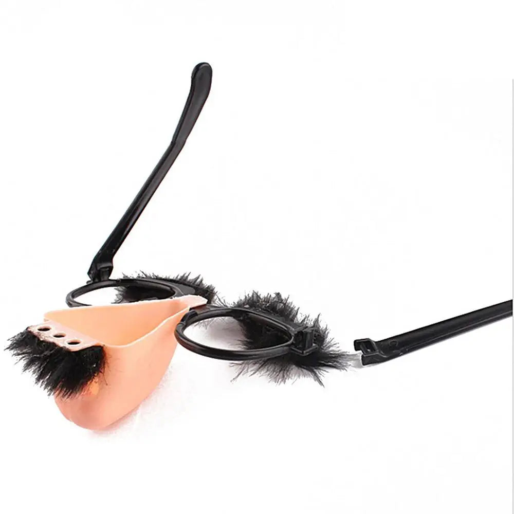 Naso Finto Grande Occhiali Divertenti Per Prank Party Bar Gag Scherzi Decorativi