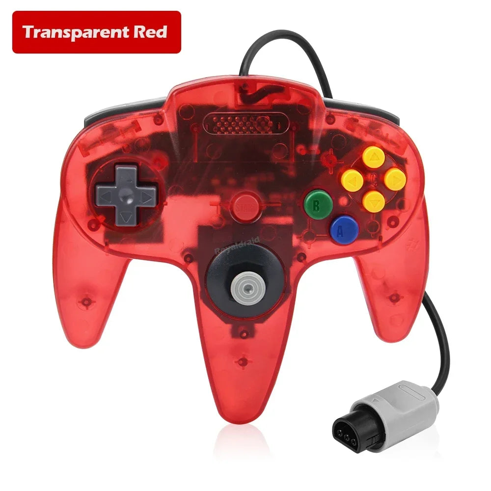 Gamepad cablato a 8 colori per console N64 Joypad Control per N64 Joystick classico Console di gioco retrò Accessori per gamepad
