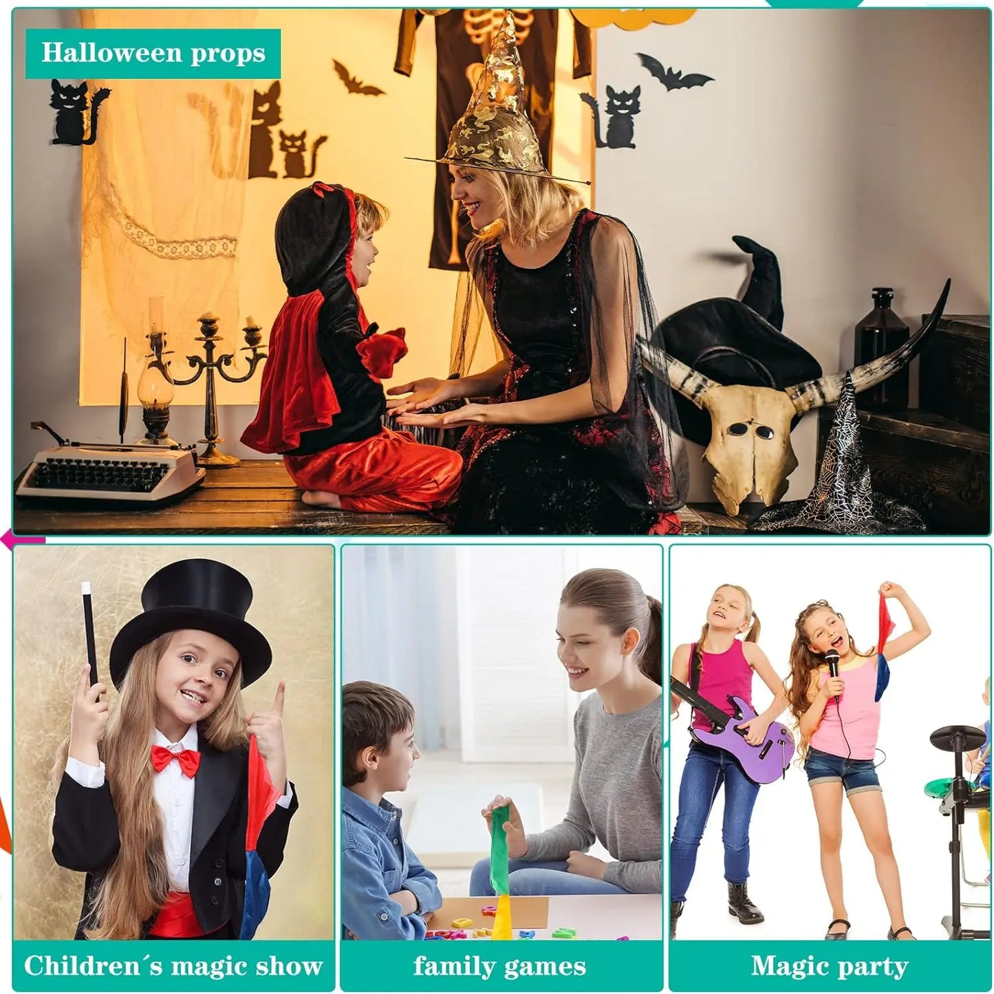 Set Da 2 Sciarpe Magiche Cambia Colore In Seta, Accessori Trucco E Regalo Creativo