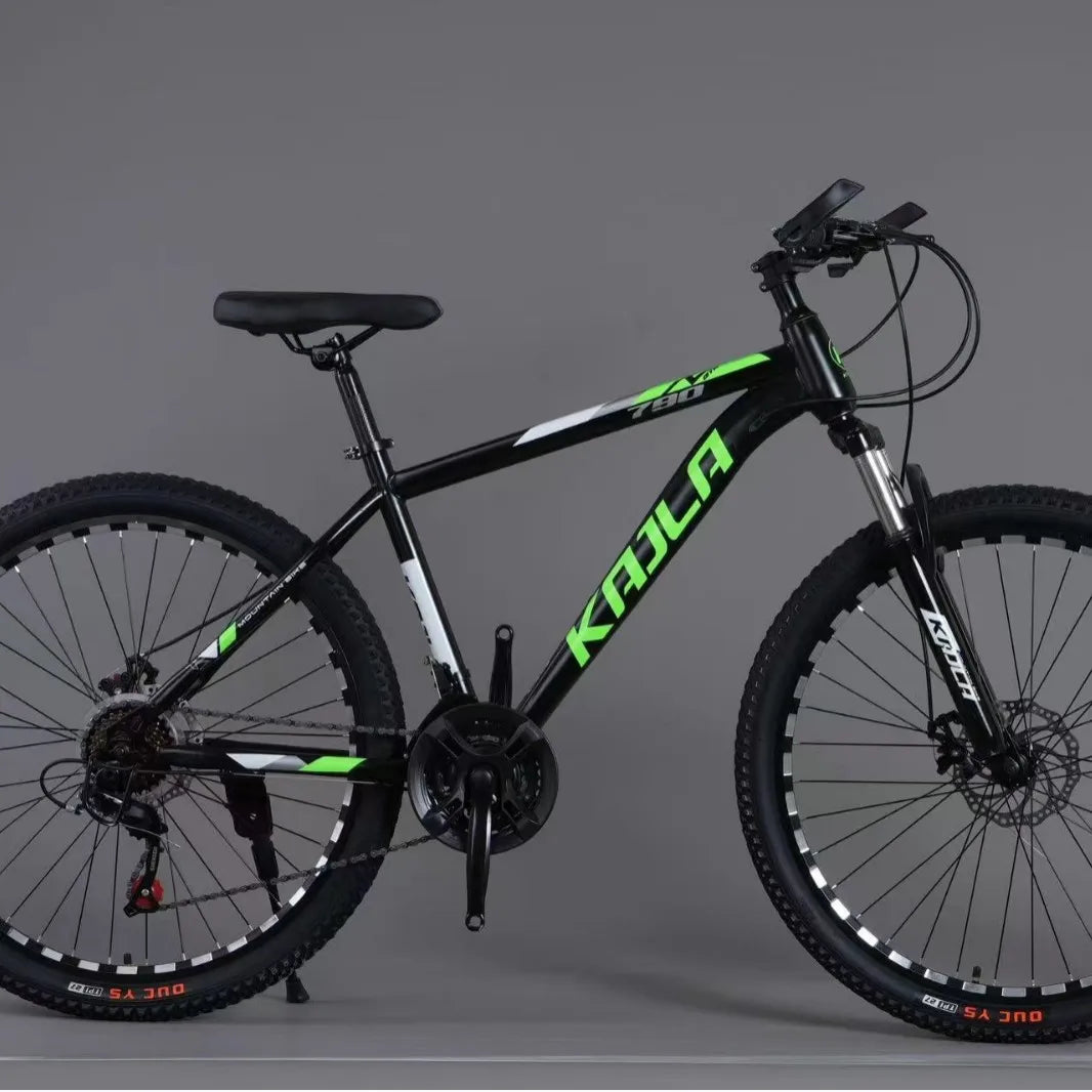 Mountain Bike Per Adulti 26 Pollici Trasmissione A 21 Velocità Telaio In Acciaio Rockbrook