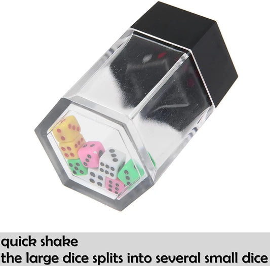 Prop Magico Esplosione Di Dadi Colorati Per Spettacoli Illusione Close Up Giocattolo Divertente