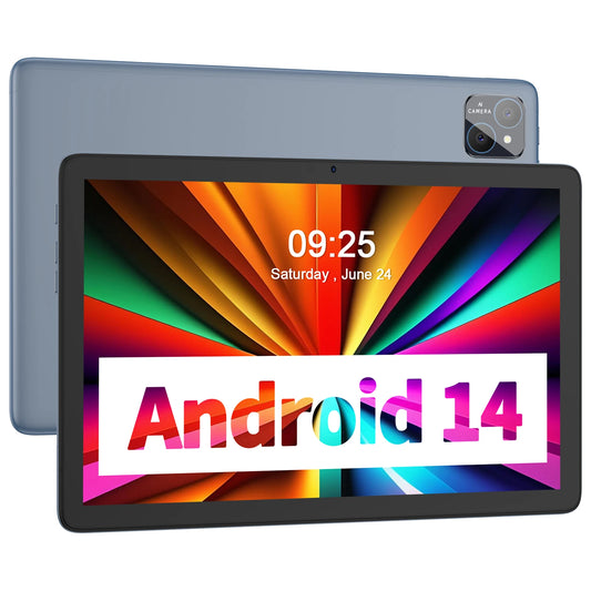Pritom Tab11 Tablet Android 14 Da 10 Pollici Con 8 GB RAM E 128 GB ROM Octa Core WiFi 5G Tastiera E Custodia