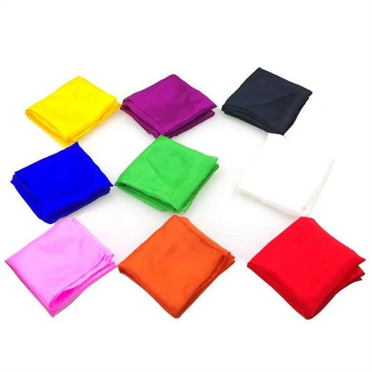 Sciarpa Di Seta Magica 30x30 Cm O 45x45 Cm Per Trucchi Di Prestigio Educativi E Dimostrazioni