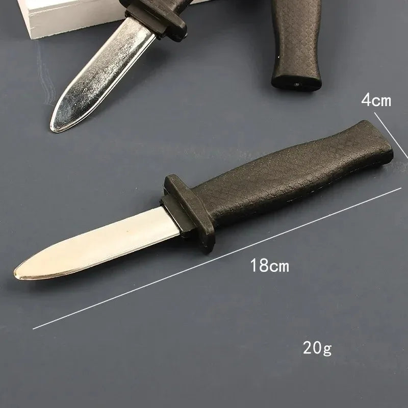 Coltello Finto Retrattile In Plastica Per Trucchi Halloween Realistico E Sicuro Per Adulti