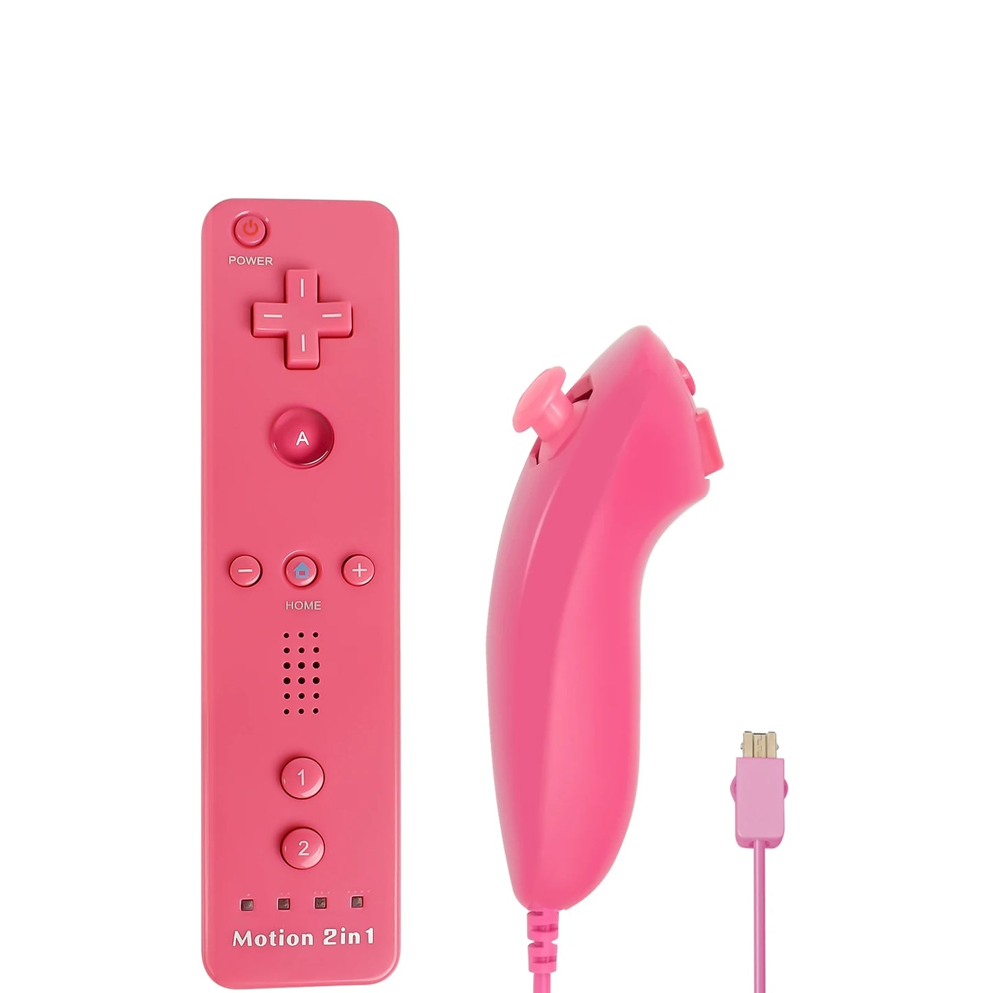 Set controller 2 in 1 per Nintendo Wii Joystick Motion Plus opzionale Gamepad remoto wireless con custodia in silicone Videogioco