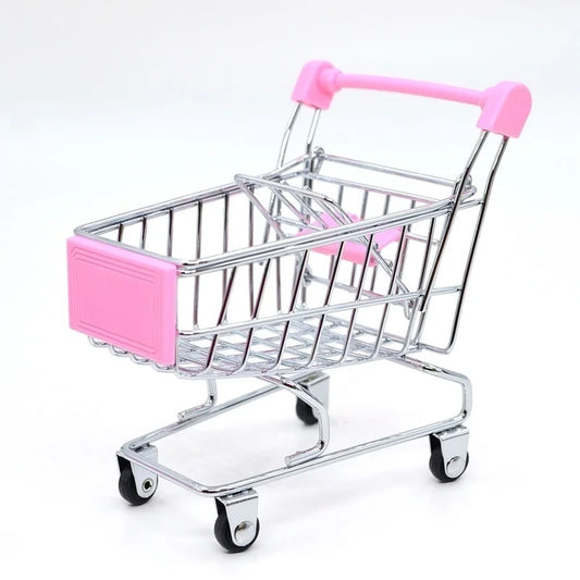 Carrello Della Spesa In Miniatura Per Scrivania Decorazione Casa Gioco Per Bambini