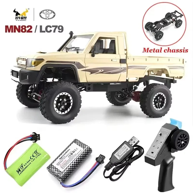 MN82S MN82 Toyota Rc 4x4 Rc CAR 2.4g 1/12 Full Scale Off-road telecomando RC Crawler CAR ragazzo telecomando auto giocattolo regalo
