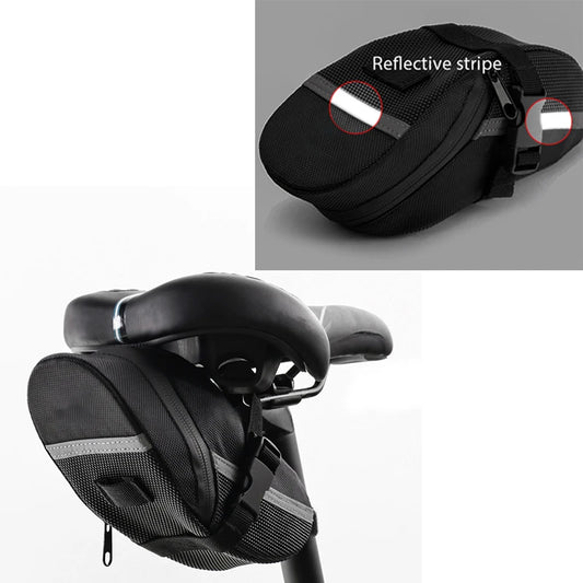 Kit di strumenti di riparazione bici portatile Kit di strumenti di riparazione biciclette Borsa da sella Pompa Patch per pneumatici Set di strumenti chiave multifunzionale Accessori