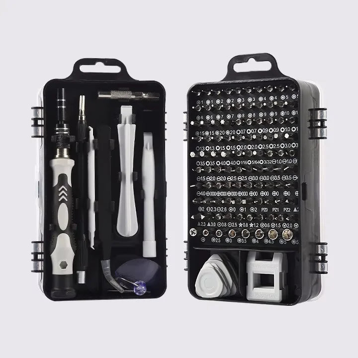Set Cacciaviti Di Precisione 115 In 1 Magnetici Per Riparazioni Laptop MacBook Smartphone