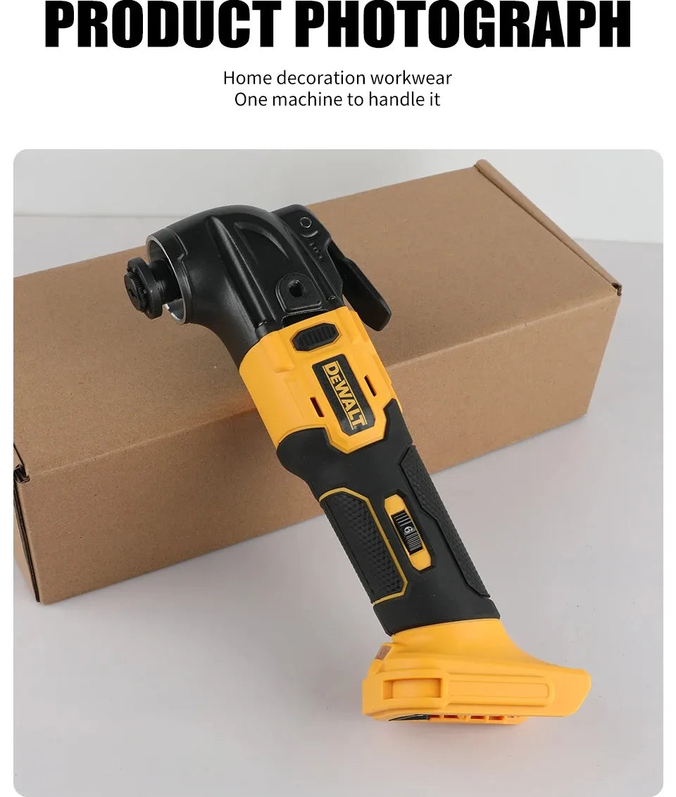 DeWalt Utensile Multifunzione Oscillante Senza Fili 21V Brushless con 5 Accessori Cambio Rapido Senza Attrezzi