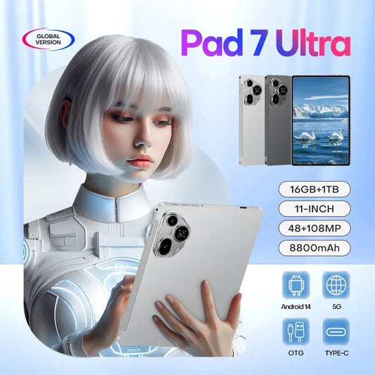 Pad 7 Ultra Tablet 10.1 Pollici Con TV Led Funzione Chiamata Dual Sim Dual Standby