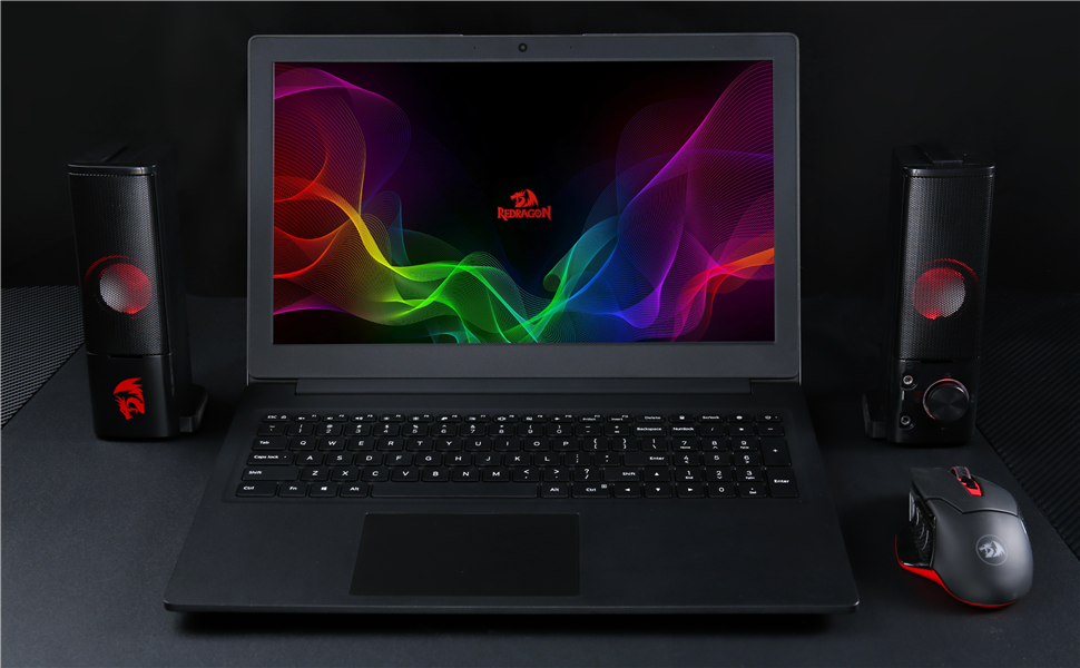 Redragon GS550 Barra Audio Per PC 2.0 Con Bassi Di Qualità E Retroilluminazione Rossa