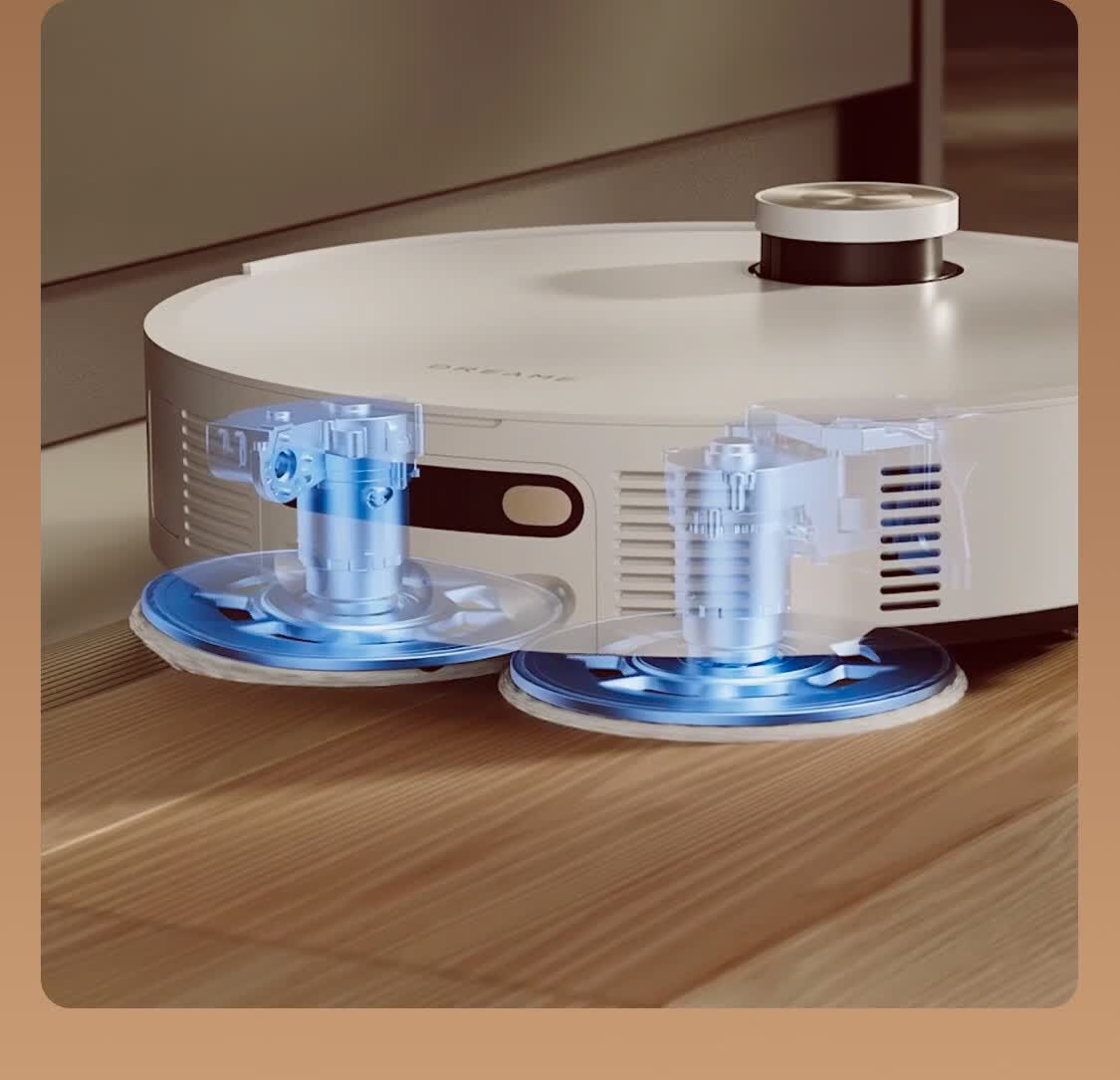 Dreame S50s Pro Robot Aspirapolvere Lavapavimenti con Stazione Automatica e Auto Pulizia Globale