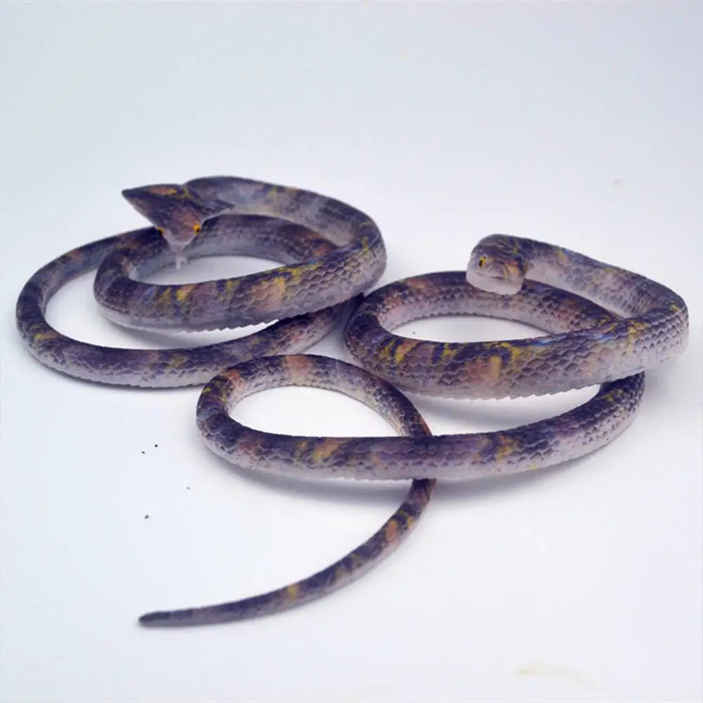 Serpente Di Gomma Finto 70 cm Realistico Per Scherzi Giocattolo Spaventa Regalo