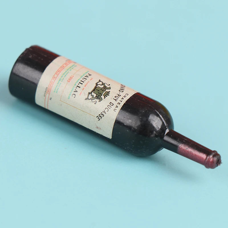 Set 10 Bottiglie di Vino in Miniatura per Casa delle Bambole in Scala 1 12 Accessori Arredo