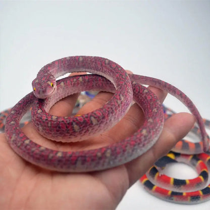 Serpente Di Gomma Finto 70 cm Realistico Per Scherzi Giocattolo Spaventa Regalo