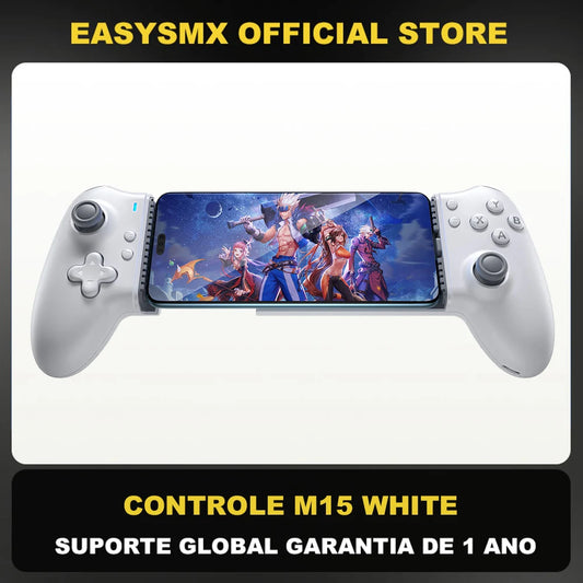 EasySMX M15 Gamepad per Telefono Cellulare Tipo C Controller Meccanico Hall per Android iPhone 15/16 Cloud Gaming Xbox Game Pass