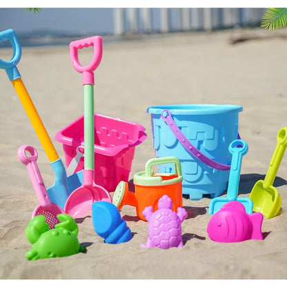 Set Giochi Spiaggia Per Bambini Con Secchio Pala Strumenti Scavo Sabbia Clessidra