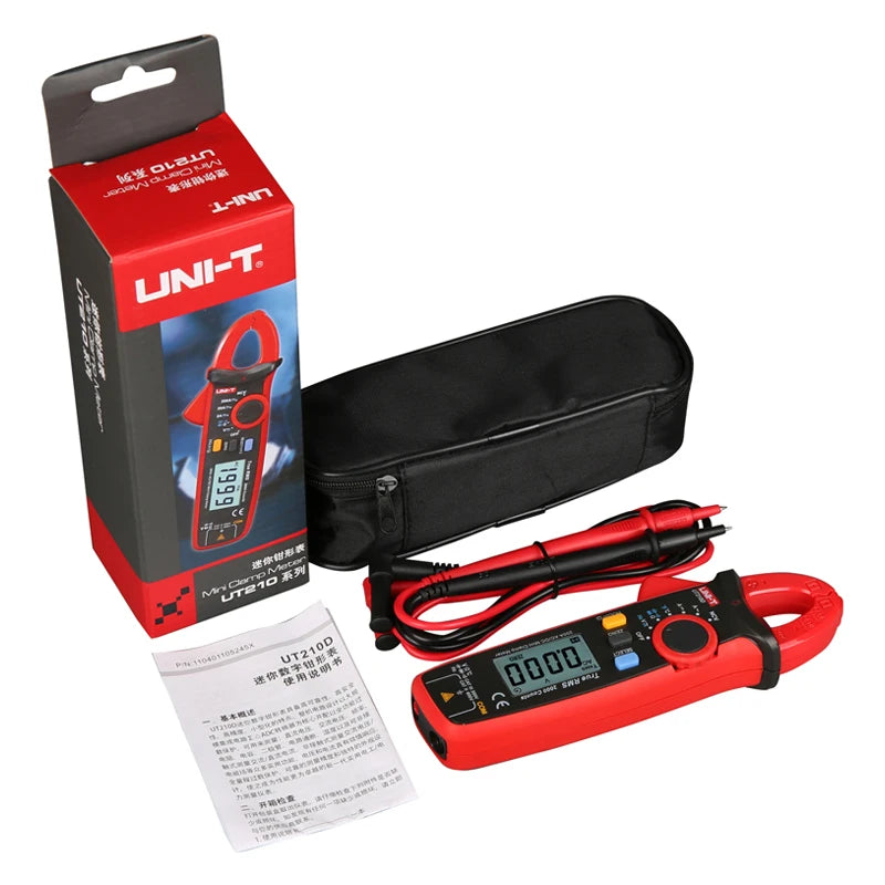 Pinza Amperometrica Digitale UT210E UT210D UT210C Vero Rms Con Misura Corrente CA 2A 20A 100A