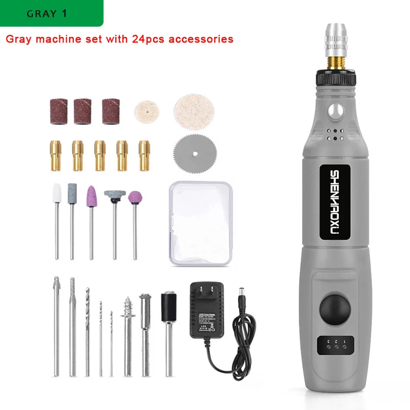 Mini Trapano Penna 100-240V Per Incisione Elettrico Regolabile Strumenti Dremel Compatibili