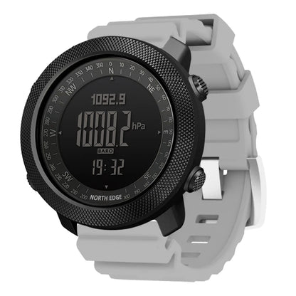 NORTH EDGE Sport da uomo Orologio digitale Ore Corsa Nuoto Esercito militare Orologi Altimetro Barometro Bussola impermeabile 50 m