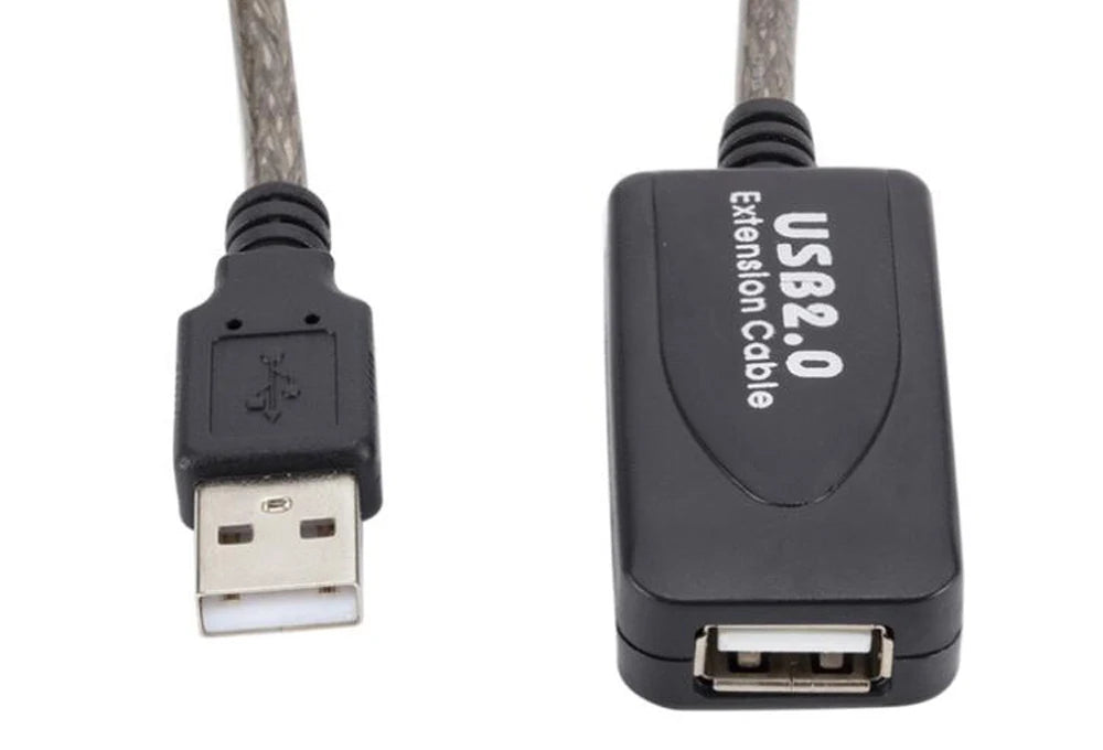 3M 5M 10M 15M 20M 25M 30M Cavo di prolunga USB 2.0 Maschio a femmina Ripetitore attivo Scheda di rete wireless Extender Cavo adattatore USB
