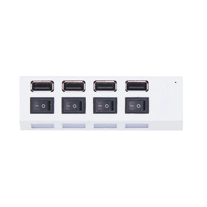 Hub Usb 2.0 a 7 Porte Con Alimentazione Esterna e Interruttore Espansore per Pc e Periferiche