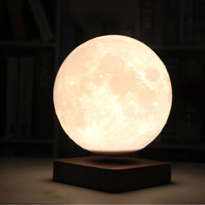 Lampada Lunare a Levitazione Magnetica 3D LED Notturna Galleggiante Rotante per Casa